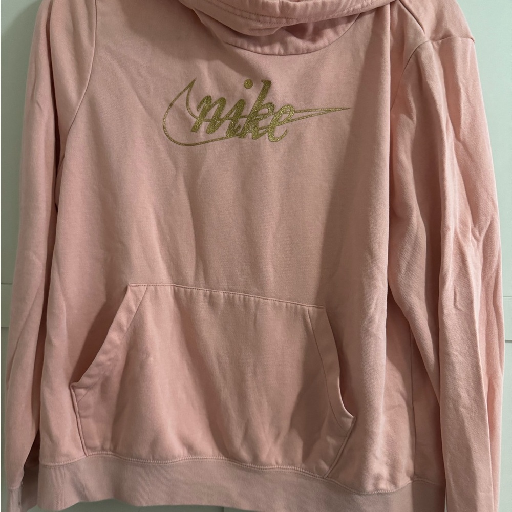 Nike Blush pink women’s Sweatshirt with White Logo